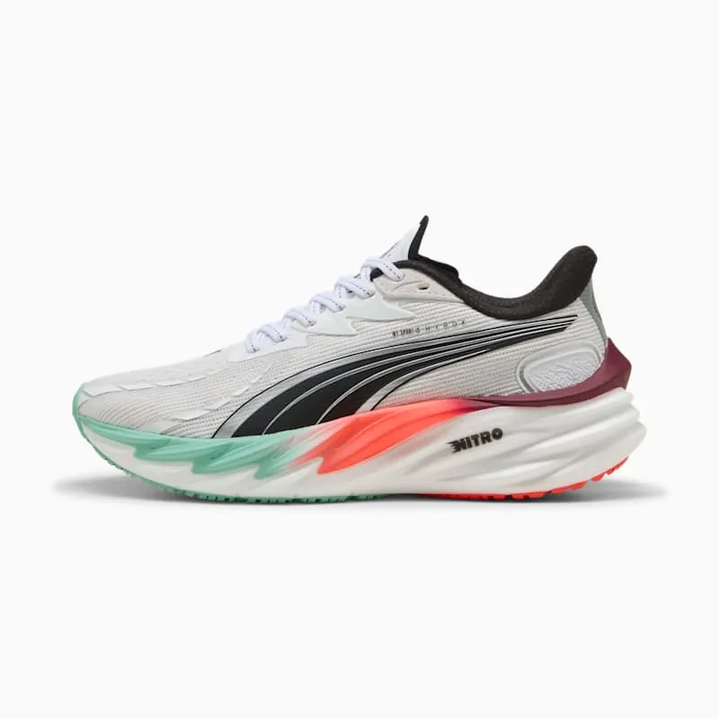 Puma Velocity Nitro 4 Hyrox White Mint Melt Glowing Red (311912-01)