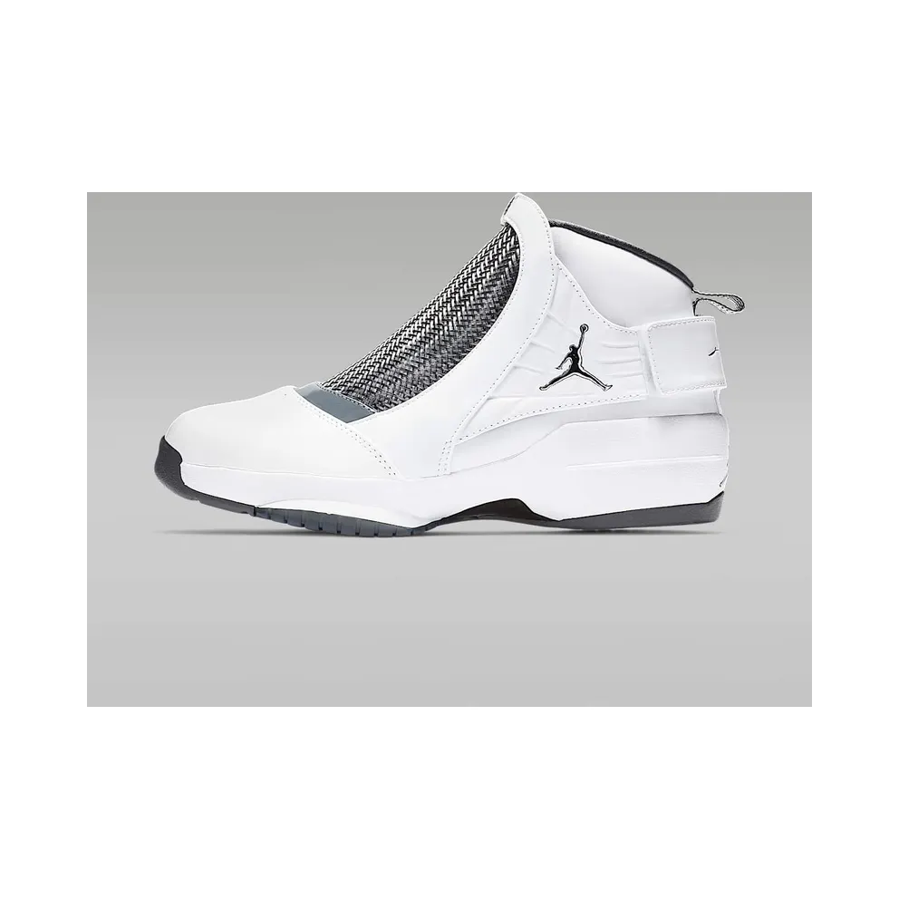 Jordan 19 Retro White Flint Grey White/Chrome-Flint Grey (AQ9213-100)