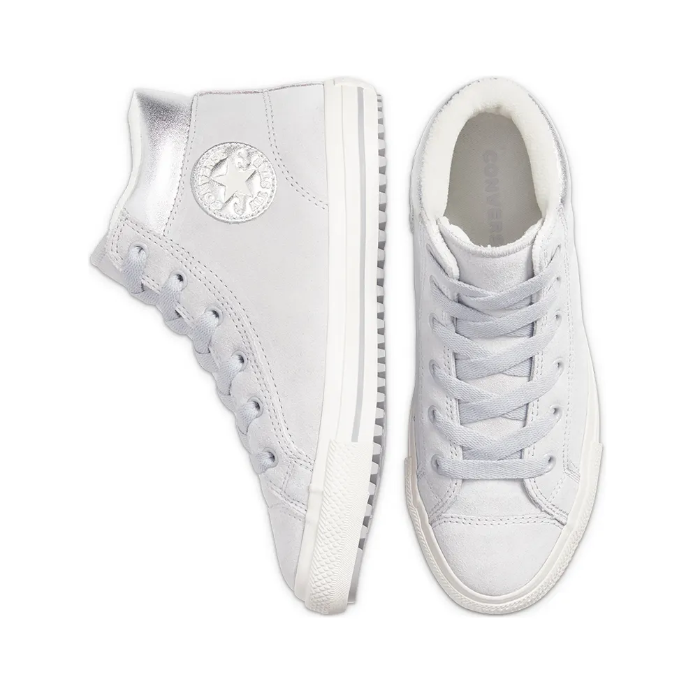 Converse Suede Chuck Taylor All Star PC Boot High Top Ash Grey/pure Silver/egret (666578C)