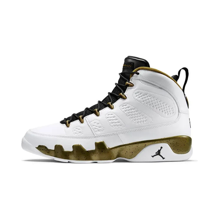 Air Jordan 9 Retro The Spirit “White / Militia Green / Black” (302370-109)