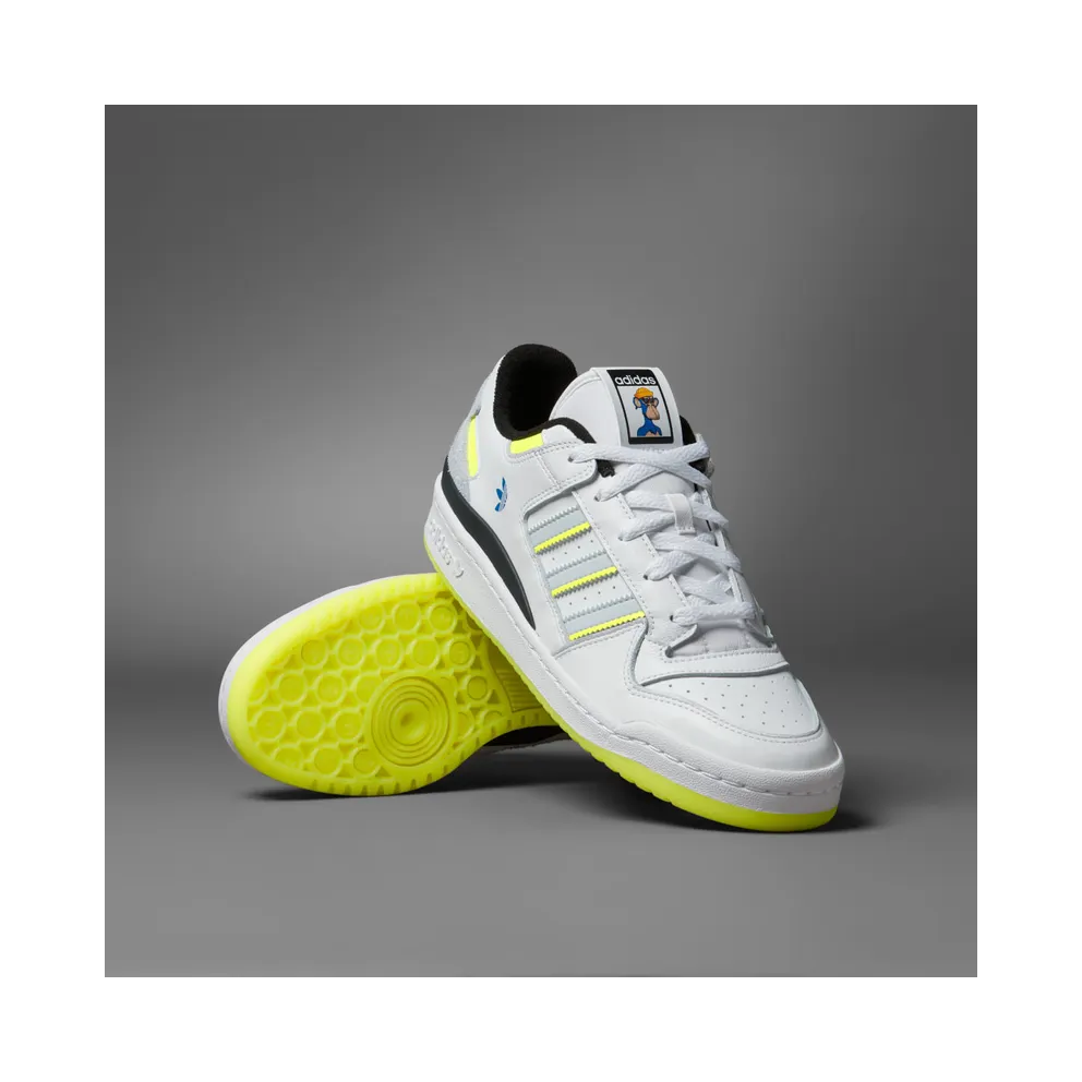 adidas Forum Low CL x Indigo Herz Cloud White / Halo Blue / Solar Yellow (IE1855)