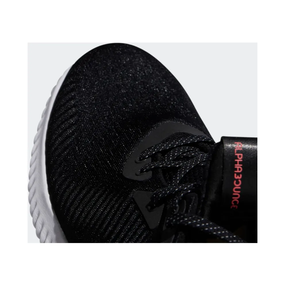 Adidas Alphabounce+ Core Black / Cloud White / Signal Pink (FZ2194)