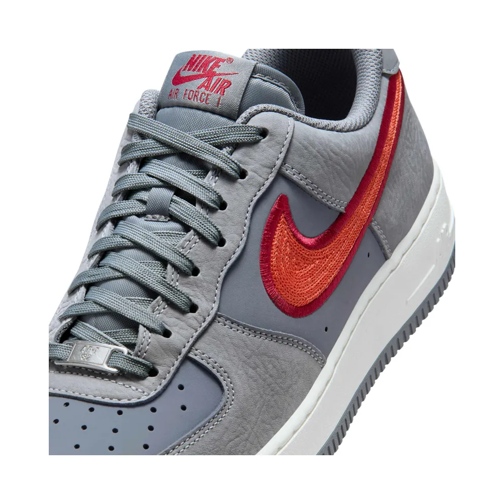 Nike Air Force 1 Low ’07 LV8 Cool Grey Crimson Rust (IB6842-001)