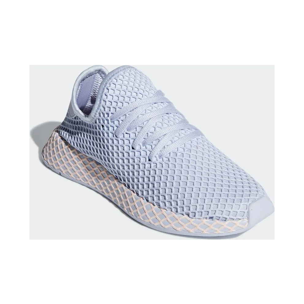 adidas Deerupt Aero Blue Clear Orange (W) Aero Blue/Aero Blue/Clear Orange (B37878)