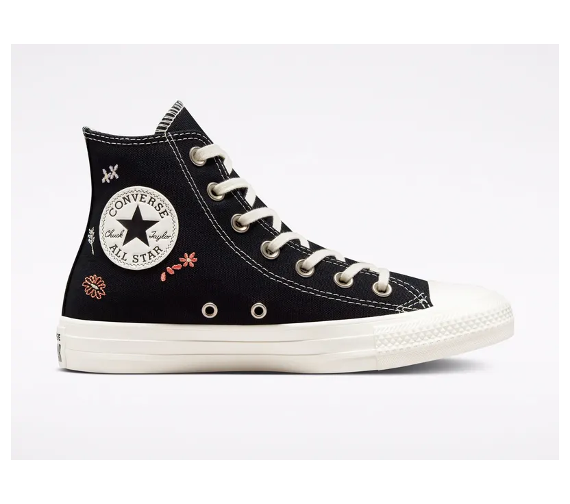 Converse Chuck Taylor All Star Embroidered Floral Black/multi/egret (A01585C)