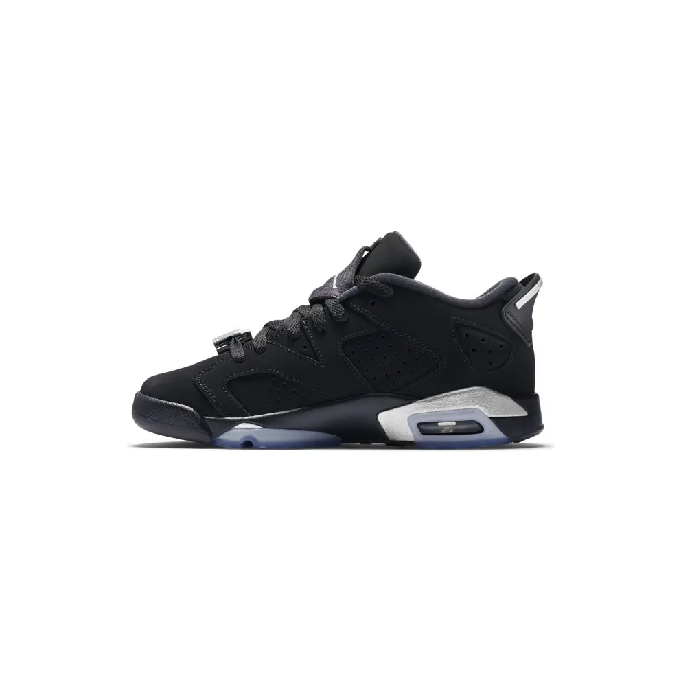 Jordan 6 Retro Chrome 2015 (GS) Black/Metallic Silver-White (768881-003)