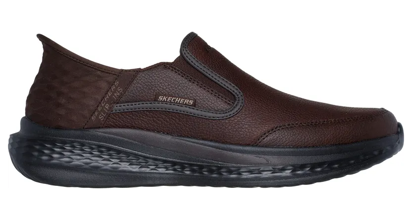 Skechers Slip-ins Relaxed Fit: Slade Cooper “Red / Brown (205237 Rdbr)” (205237RDBR)