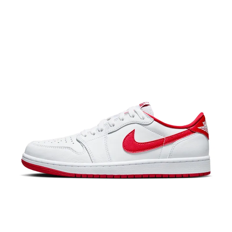 Air Jordan 1 Low OG White/White/University Red (CZ0790-161)