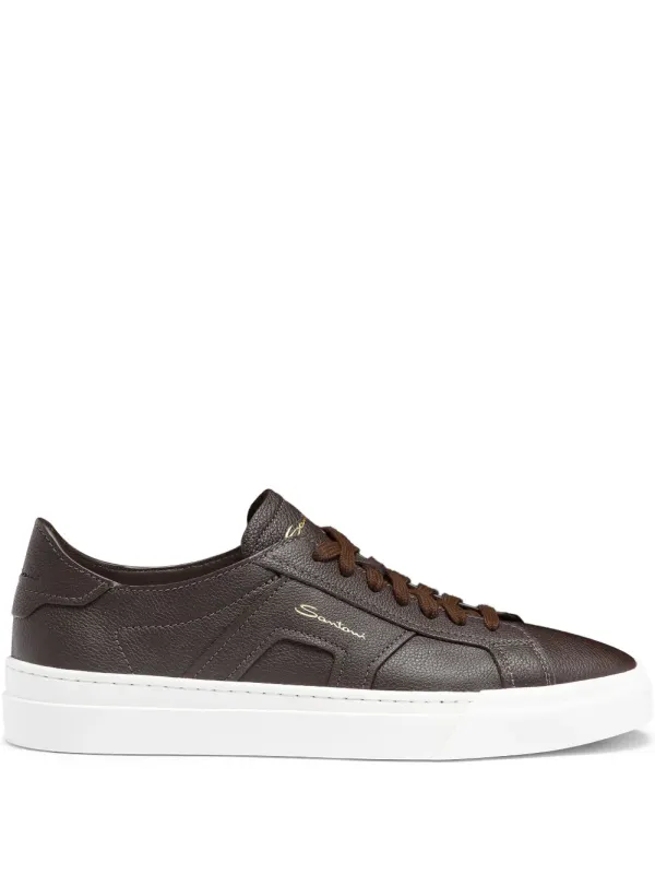Santoni Loafers with dubbele gesp – Brown (MBGT21967PNNTSIW)