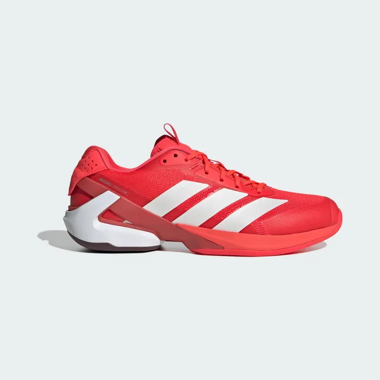 adidas Adizero Ubersonic 5 Tennis “Lucid Red / Zero Metalic / Aurora Ruby” (IH2555)