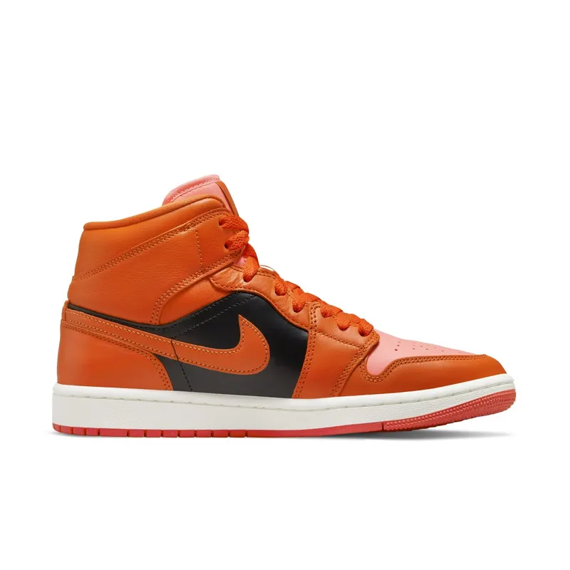 Air Jordan 1 Mid Orange Black (DM3381-600)
