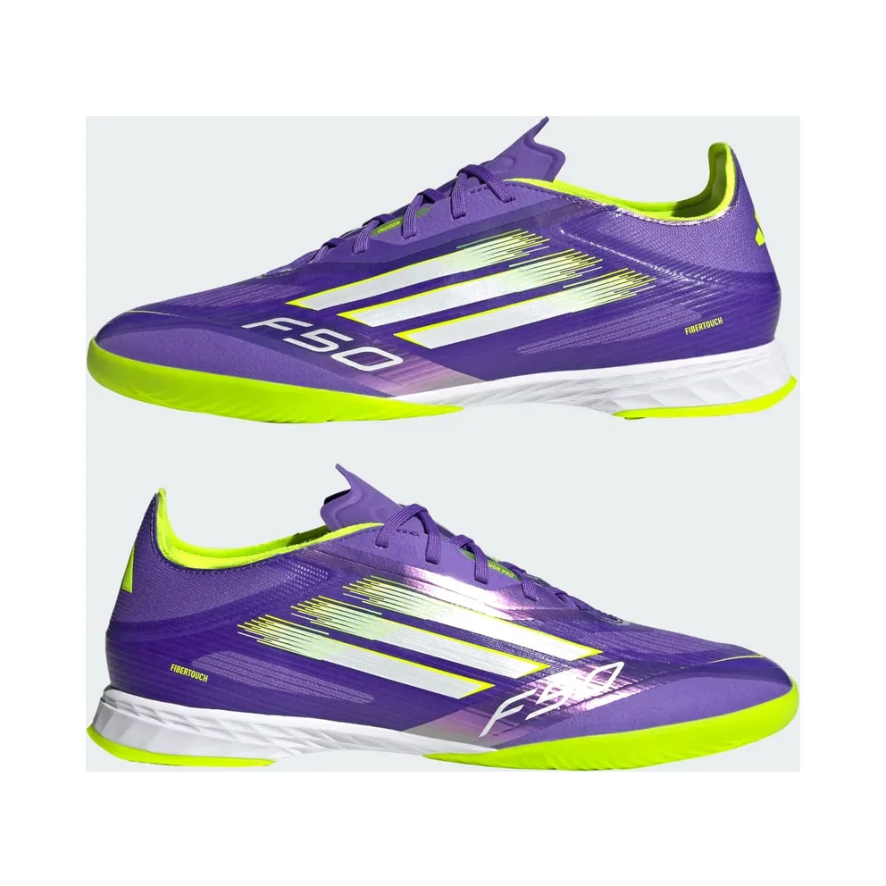 adidas F50 Pro Indoor Boots “Purple Rush / Cloud White / Lucid Lemon” (JH7682)