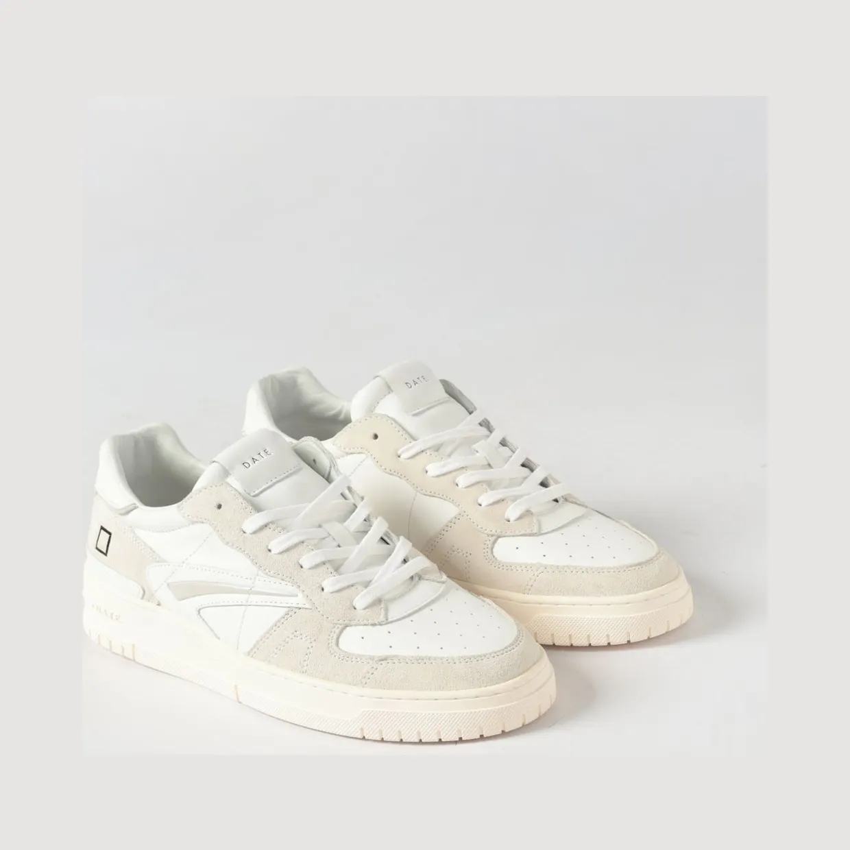 D.A.T.E D. A.T. E. Torneo Pure Basic Leather Sneakers White 1 (M441TPBAWH)