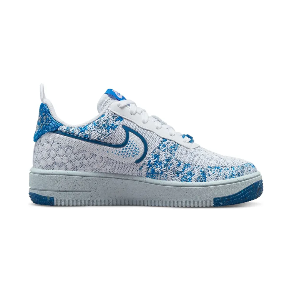 Nike Air Force 1 Crater Flyknit Older Kids’ White (DM1060-100)