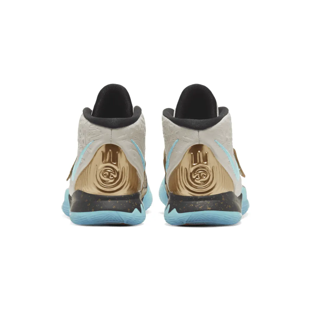 Nike Kyrie 6 Concepts Golden Mummy (PS) Sand/Teal-Metallic Gold (CV5573-149)