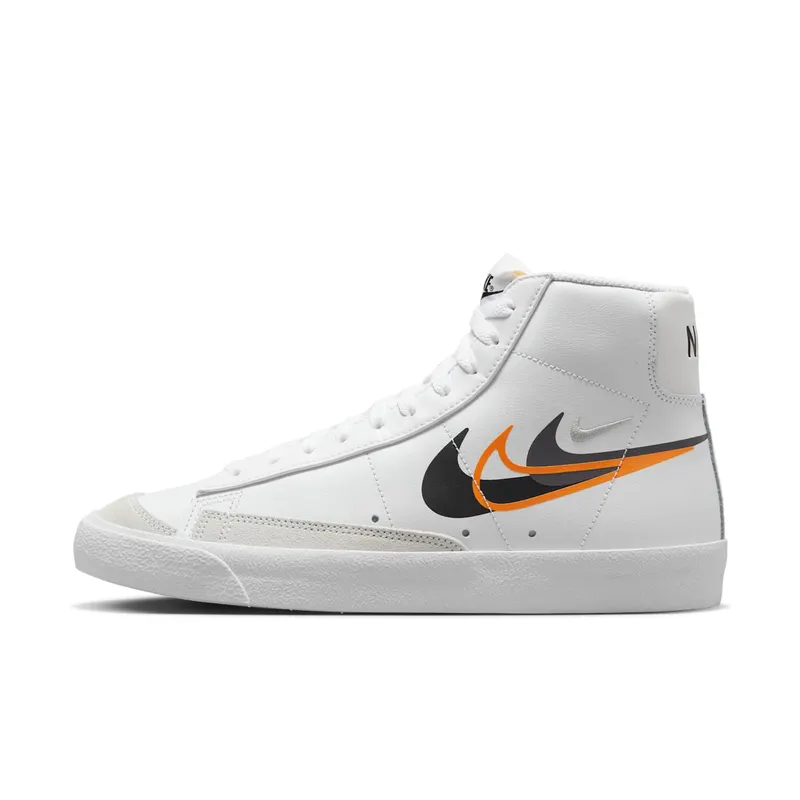 Nike Blazer Mid ’77 Multi-Swoosh Bright Mandarin (FN7809-100)