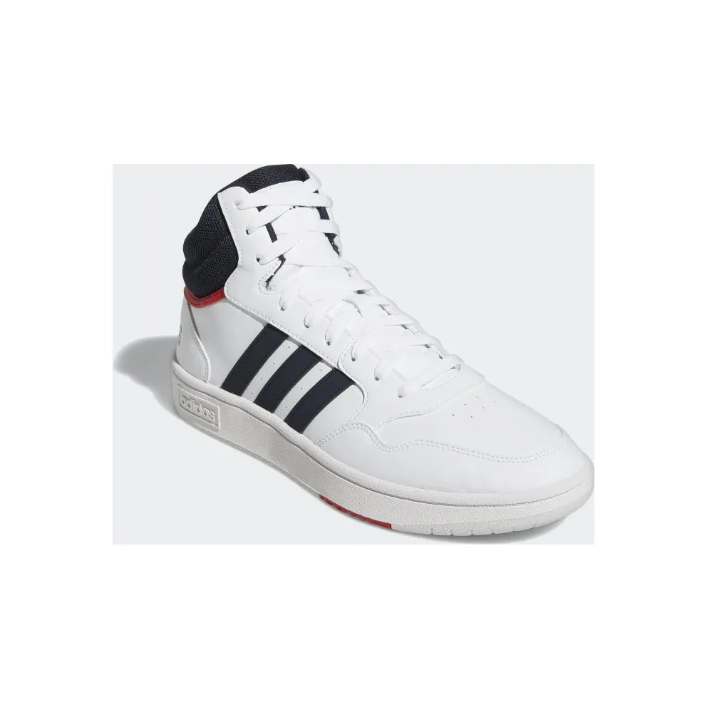 Adidas Hoops 3.0 Mid Classic Vintage Cloud White / Legend Ink / Vivid Red (GY5543)