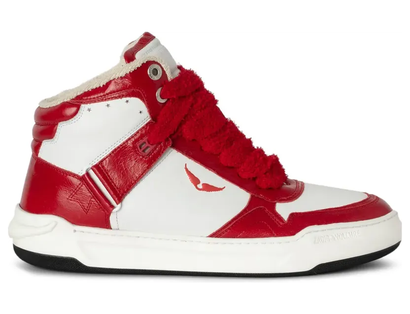 Zadig&Voltaire Sneakers aus Leder – Weiß (SMSN00095)