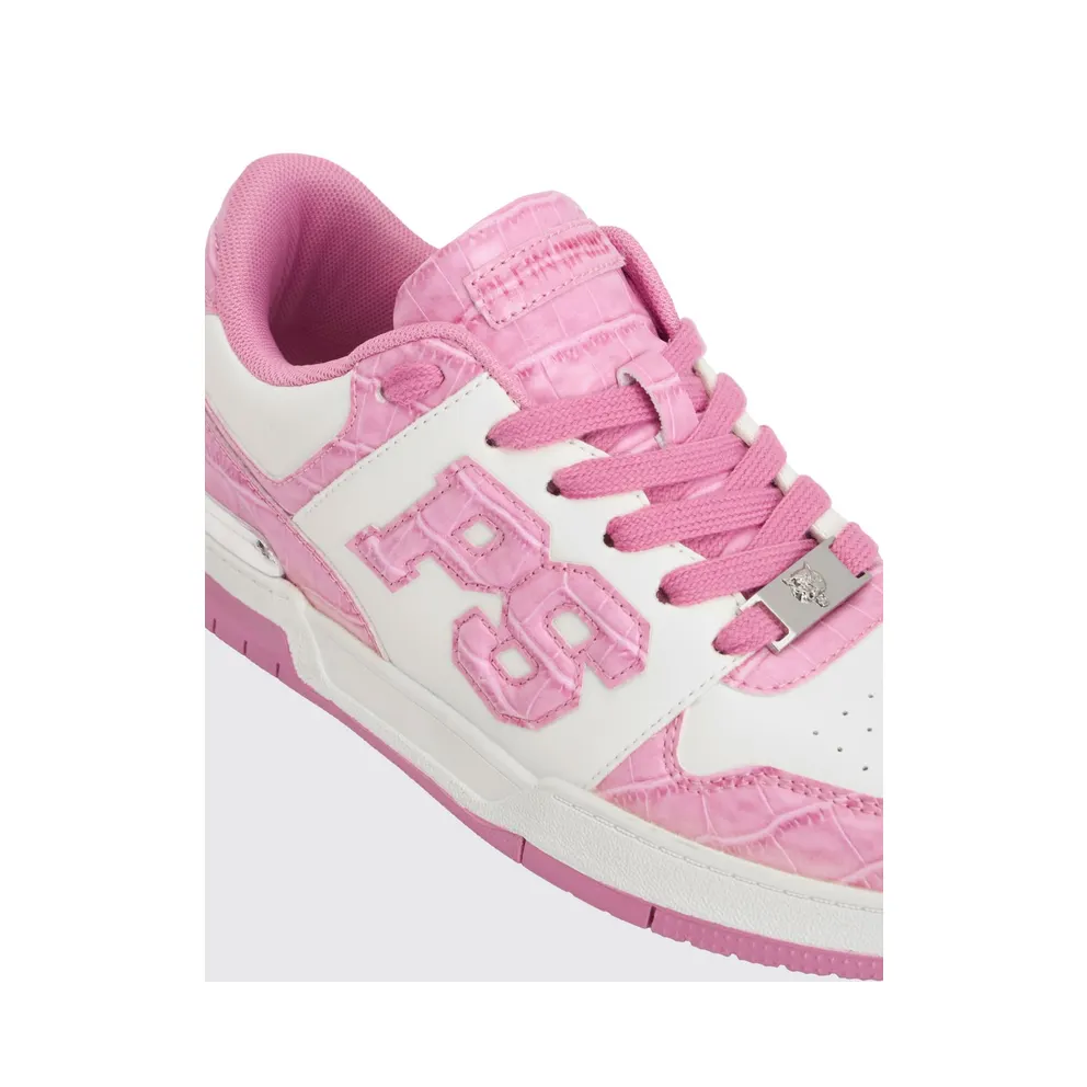Plein Sport Crocodile Print Leather White 1 (SAFSUSC0934SLE004N0103)