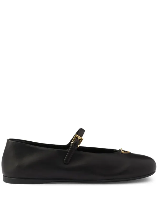 Prada Suede Leather Ballets 1F793N038F0002