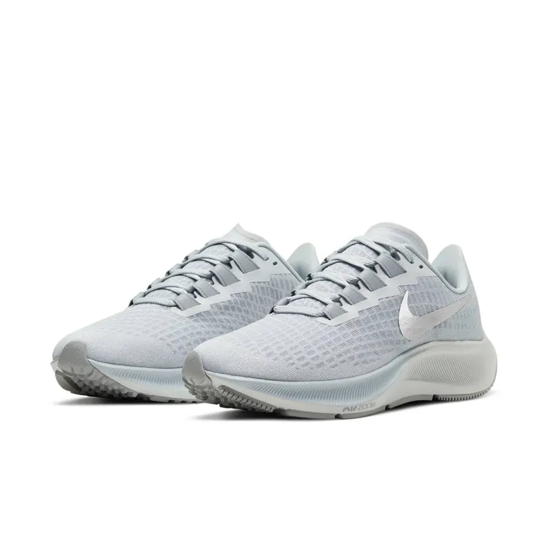 Nike Air Zoom Pegasus 37 Grey Metallic Silver (W) (BQ9647-009)