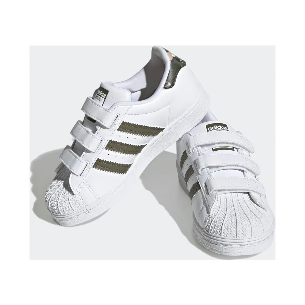 Adidas Superstar Cloud White / Olive Strata / Cloud White (HQ4285)
