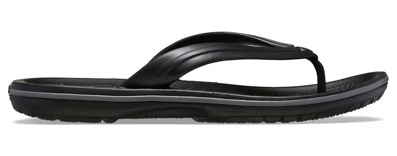 Crocs Crocband Flip Flop Sandal Black Slate Grey (11033-0DD)
