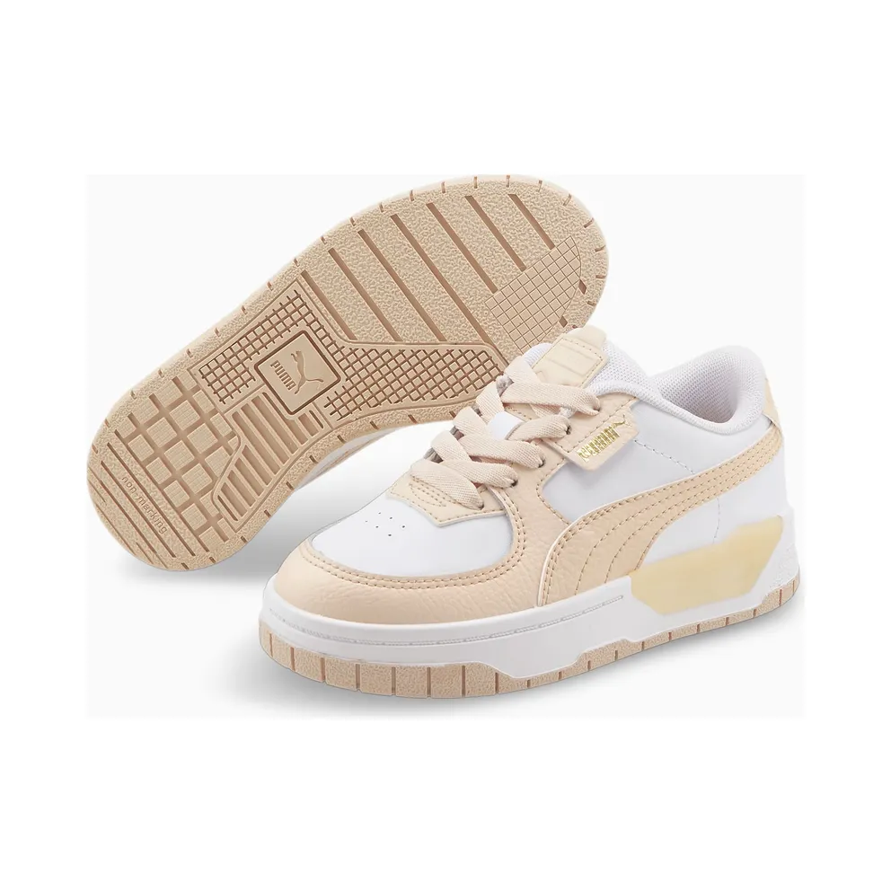 PUMA Cali Dream Lth Kids’ White/Shifting Sand (385675-01)
