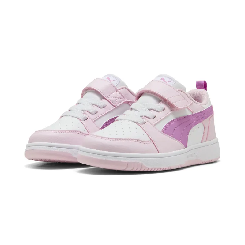 Puma Rebound V6 Lo “Pearl Pink / Mauve Pop / Puma White” (397419_35)