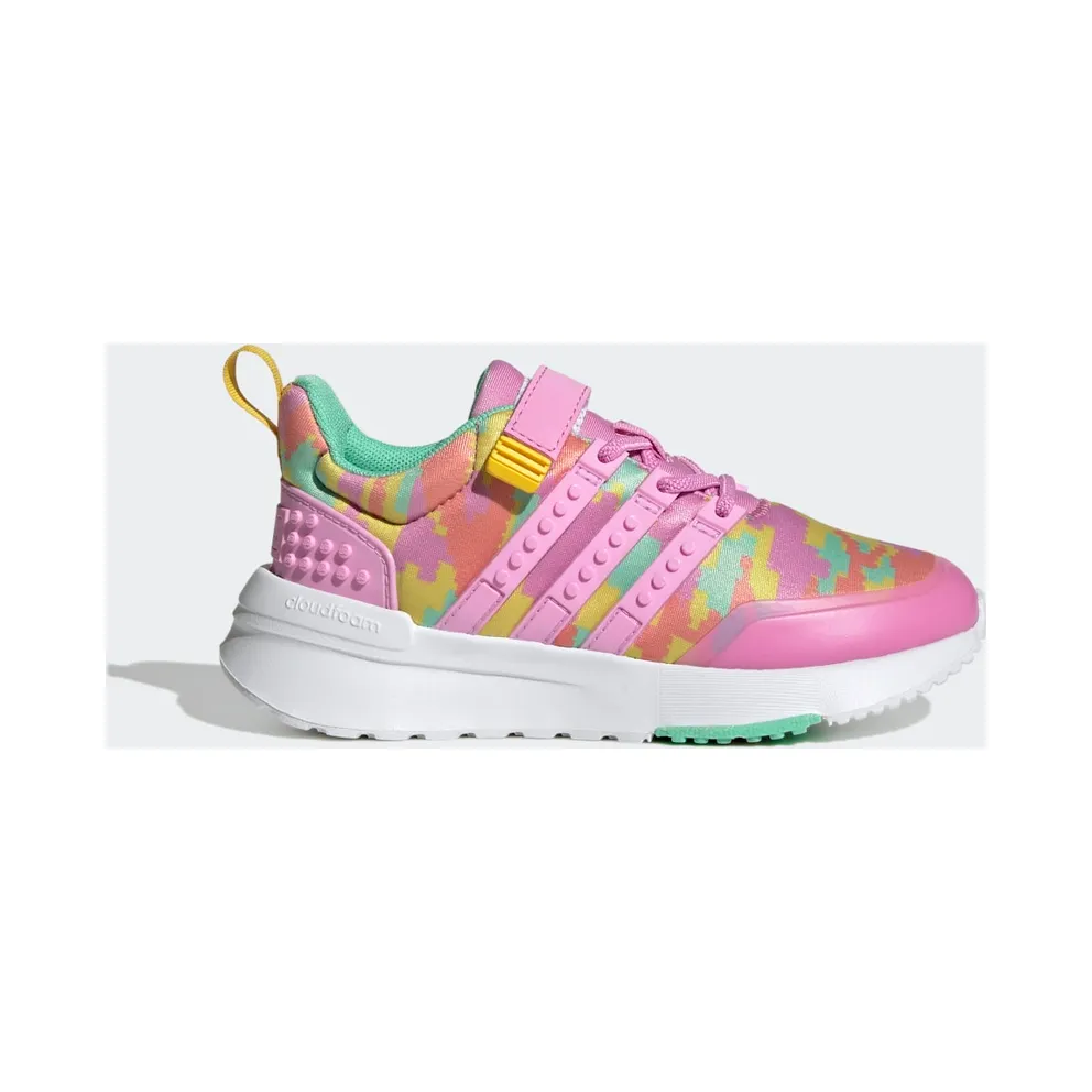 adidas x LEGO Racer TR21 Elastic Lace and Top Strap Schuh Bliss Orchid / Bliss Orchid / Eqt Yellow (HQ1326)