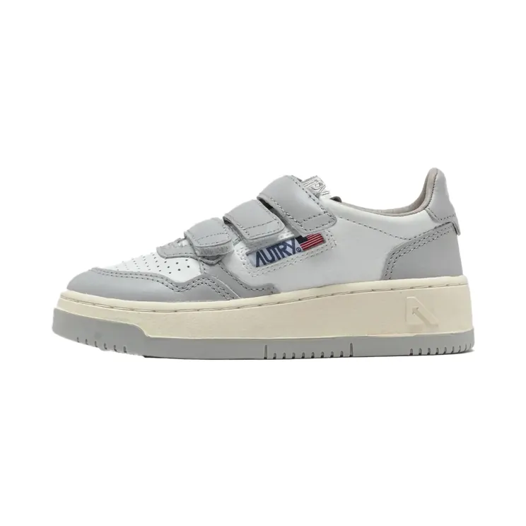 Autry Kidstripes Low Kids “White / Light Grey” (KILK-WB02)