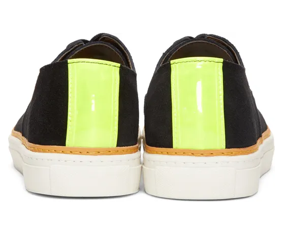 Junya Watanabe Black Suede Reflector Sneakers (WB-K108-051) (4)