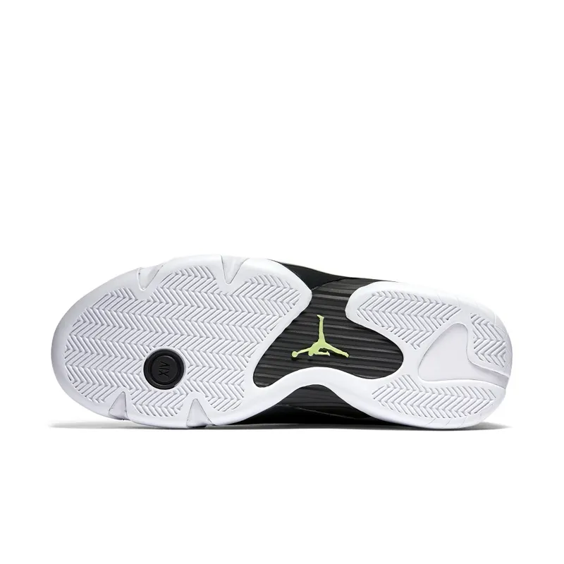 Jordan 14 Retro Indiglo (2016) Black/White-Indiglo (487471-005)