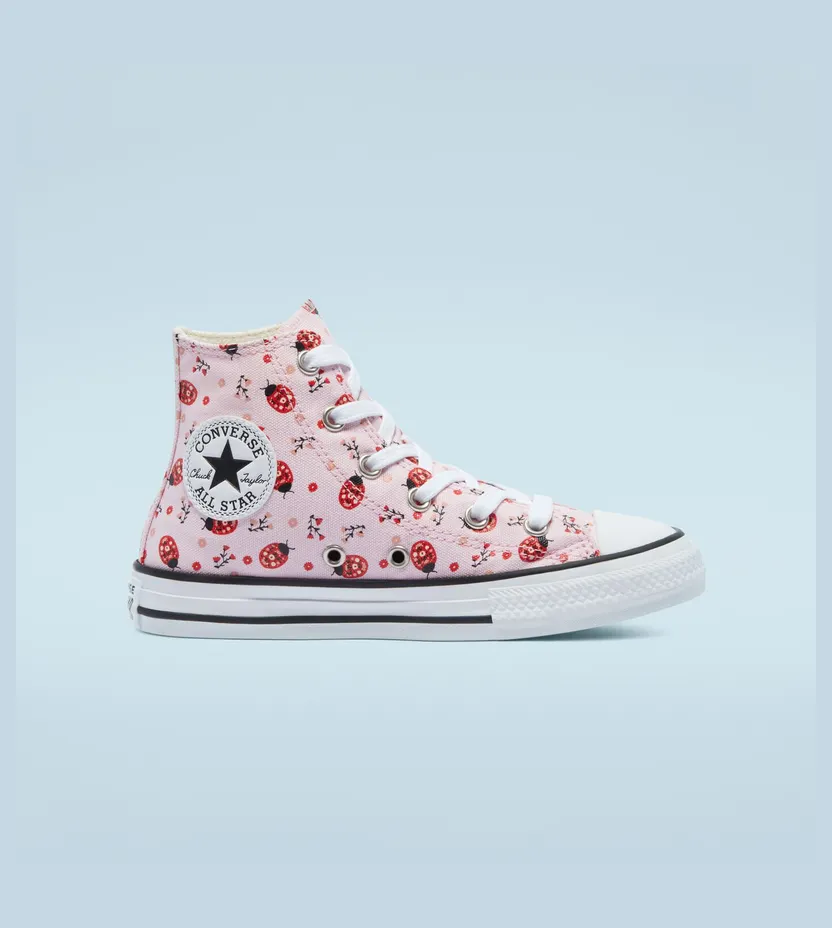 Converse Flowery Bugs Chuck Taylor All Star High Top Pink Foam/wit/zwart (671290C)