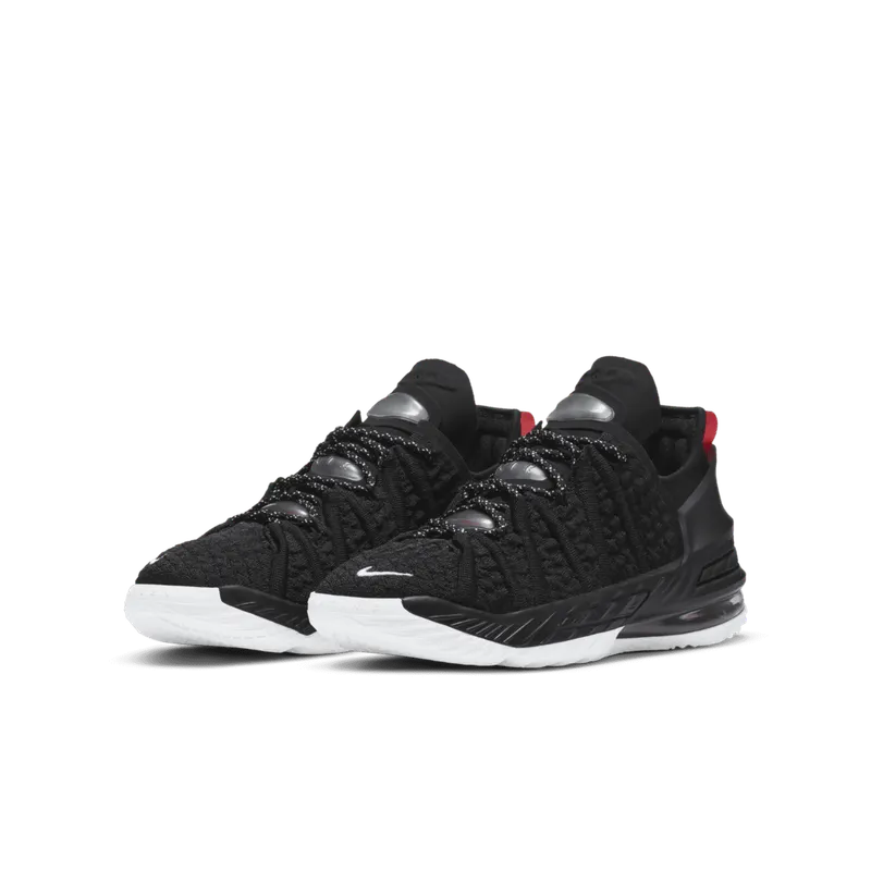 Nike LeBron 18 Bred (GS) (CW2760-001)