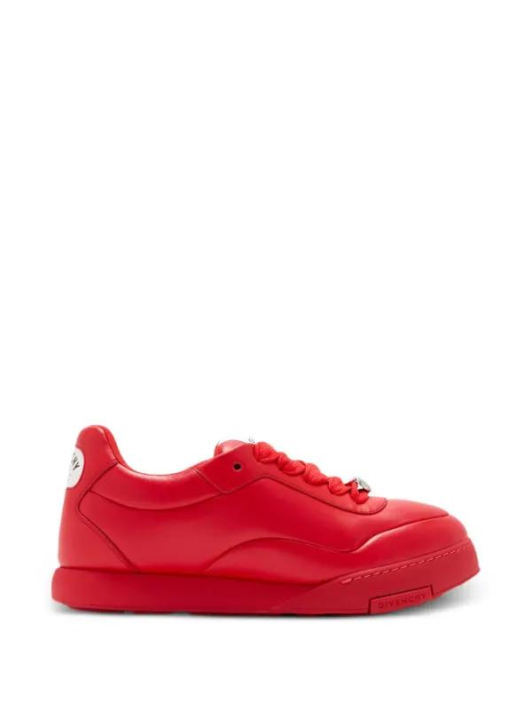 Givenchy Leren sneakers with logoplakkaat – Red (BH00B7H1XT)