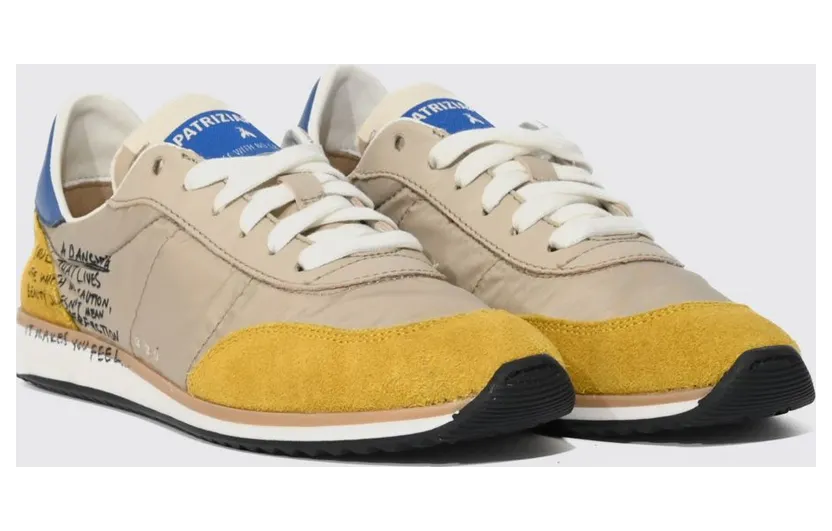 Patrizia Pepe Suede and Nylon Sneakers Blue (8Z0135V040FG65)