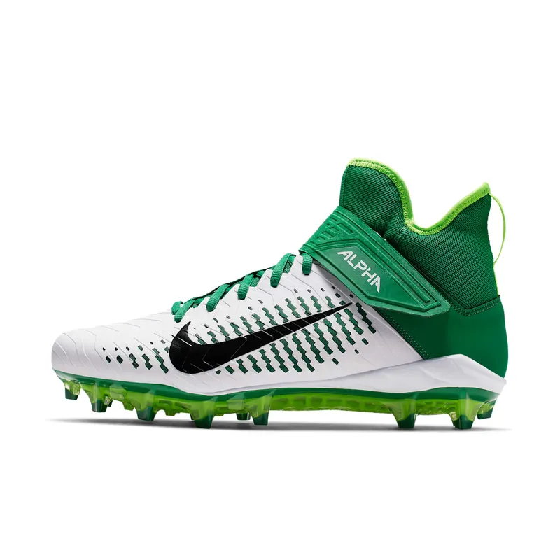 Nike Alpha Menace Pro 2 Mid White Pine Green White/Pine Green/Electric Green (AQ3209-106)