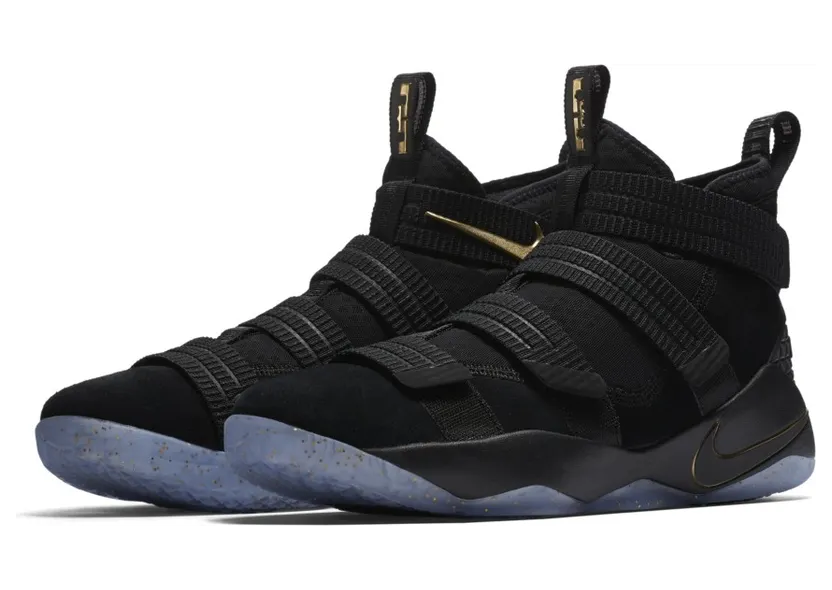 Nike LeBron Zoom Soldier 11 Black Gold (897646-002)