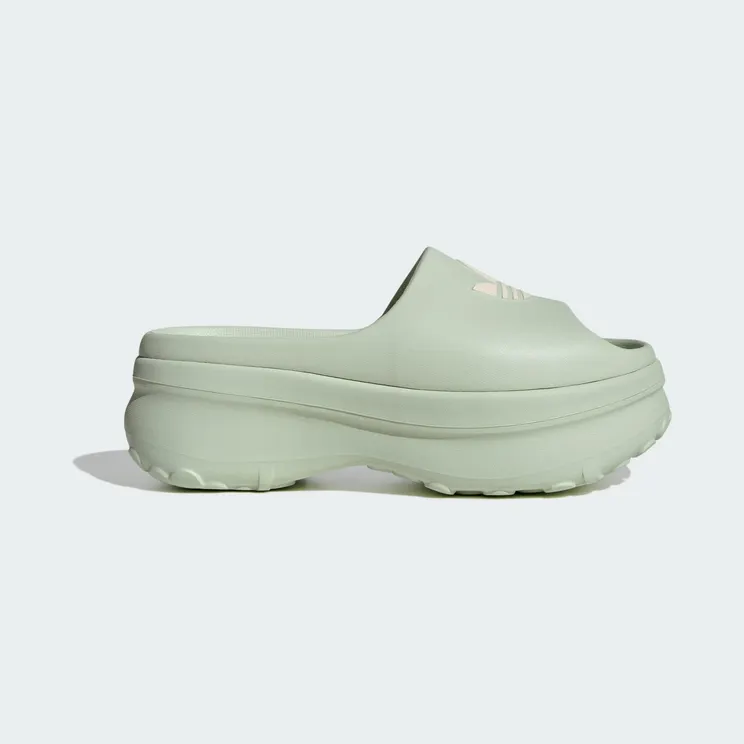 adidas Adifom Stan Slides “Linen Green / Wonder White / Wonder White” (JH7467)