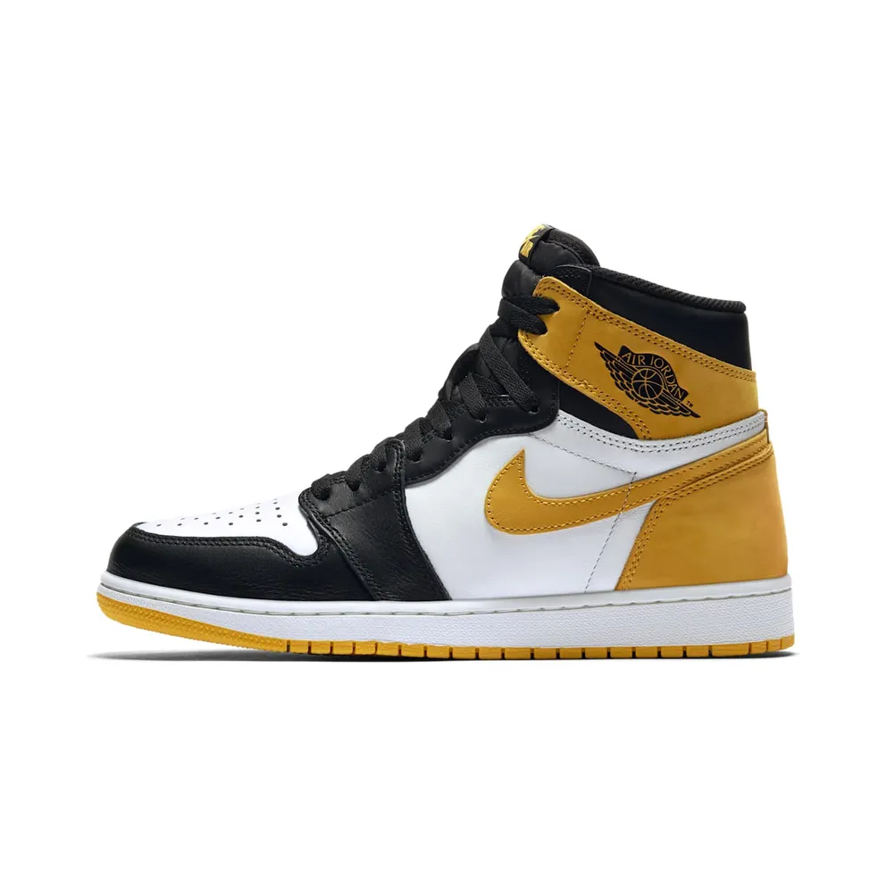 Air Jordan 1 Retro High OG Yellow Ochre “6 Rings” (2018) (555088-109)