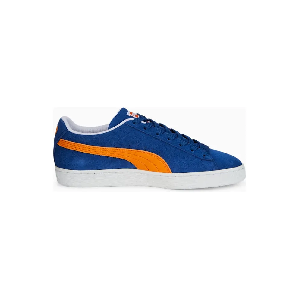 Puma Suede Teams II Blazing Blue / Vibrant Orange / Puma White (386595-01)