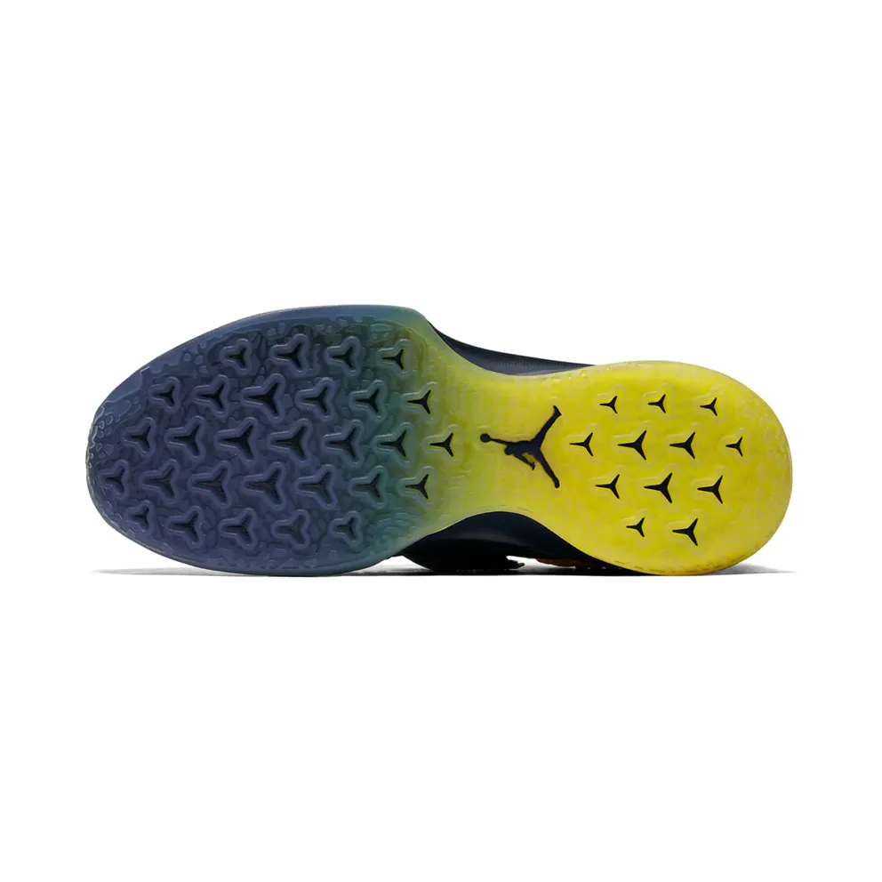 Jordan Trainer 2 Flyknit Michigan College Navy/Amarillo-Amarillo (921210-407)