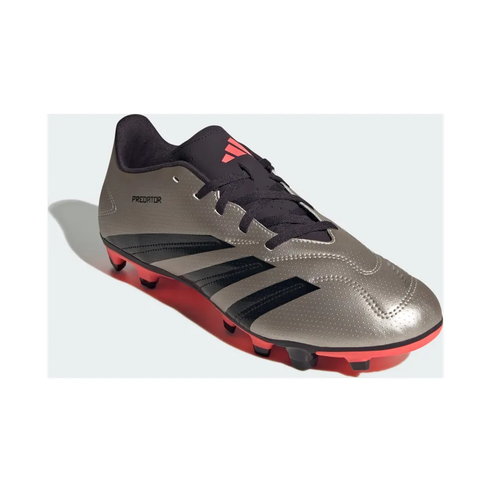 adidas Predator Club Multi-Ground Platinum Metallic Aurora Black Turbo (IF6341)
