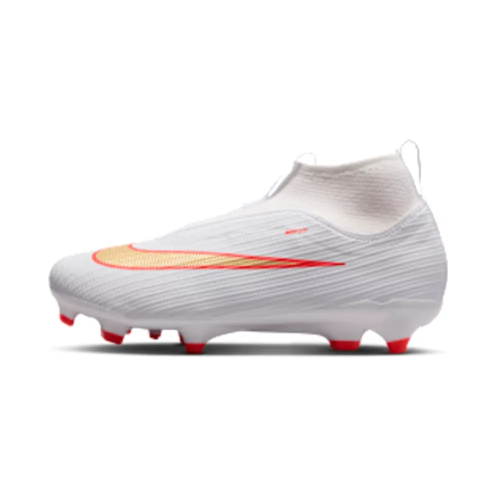 Nike Jr. Mercurial Superfly 11 Academy ‘ Multi-Ground High-Top “White/Bright Crimson/Blur” (IU1783-100)