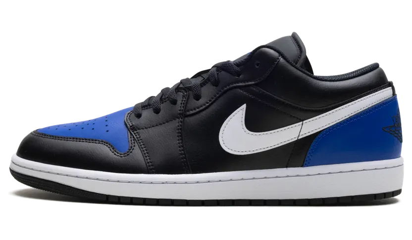 Jordan 1 Low “Black Royal Toe” (553558-042)