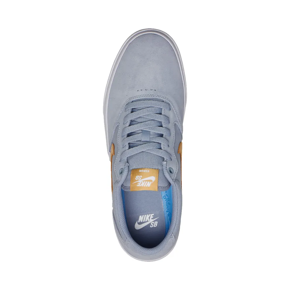 Nike SB Chron Solarsoft “Obsidian Mist / White / Club Gold” (CD6278-402)