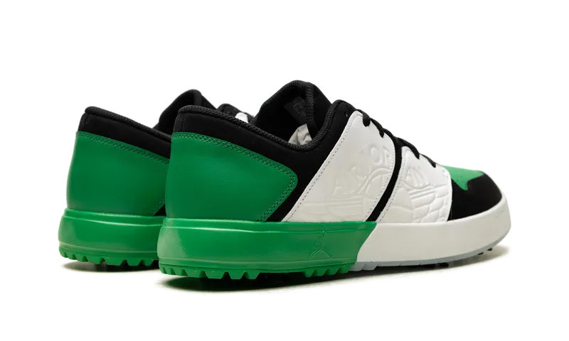 Jordan NU Retro 1 Low “Black White Blue Tint Lucky Green” (FZ4153-002)