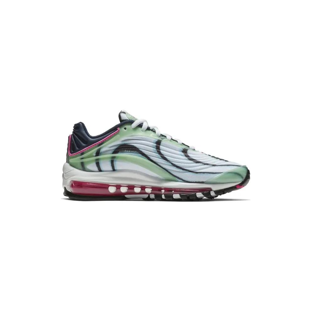 Nike Air Max Deluxe Enamel Green (GS) Enamel Green/Metallic Silver-Obsidian-Black-Deadly Pink-Cobalt Tint (AR0115-301)