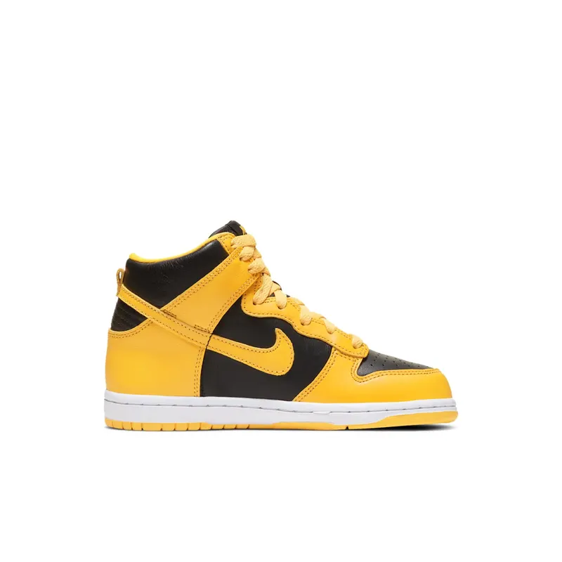 Nike Dunk High Black Varsity Maize (PS) (2020) (DC9053-002)